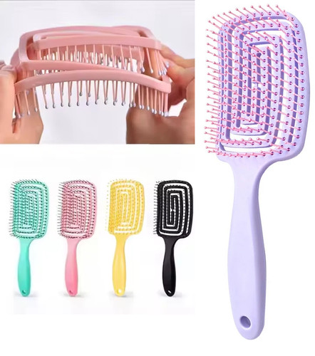 Detangling hair brush - hair,