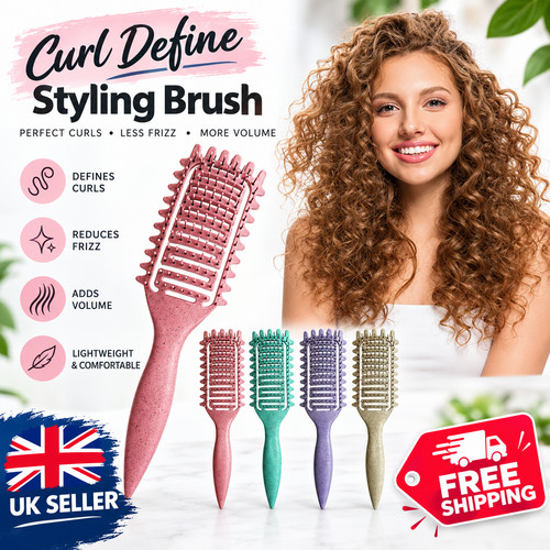 Curly hair brush - hair, curl