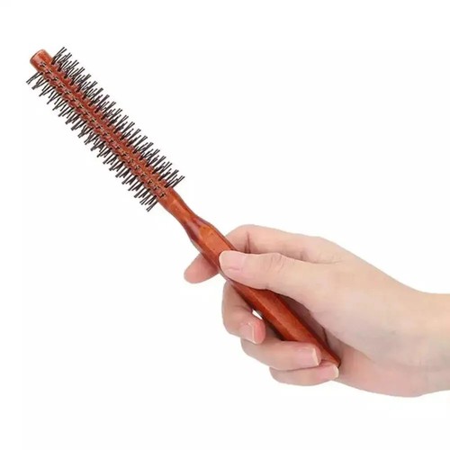 Small round hair brush - hair,