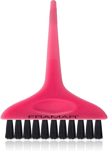Pink hair dye brush - pink,