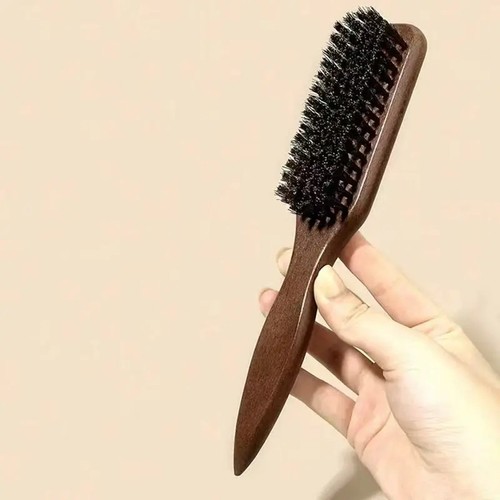 Boar bristle slick back hair - boar,