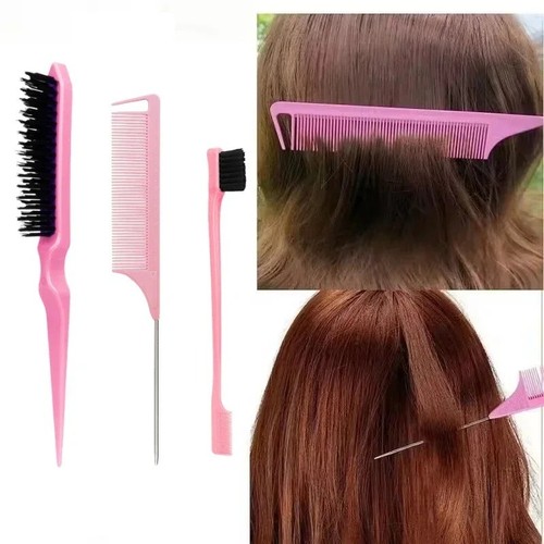 Slick back hair brush - back,