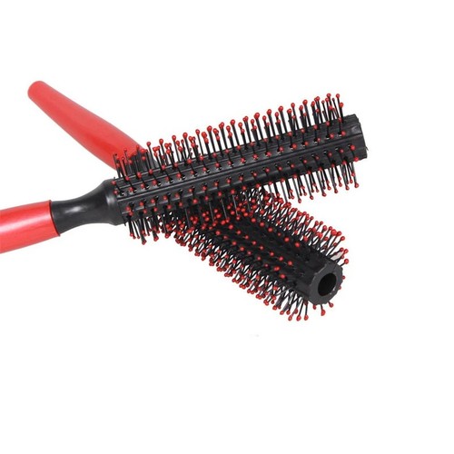 Small round hair brush black - round,