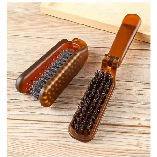Boar bristle hair brush - bristle,