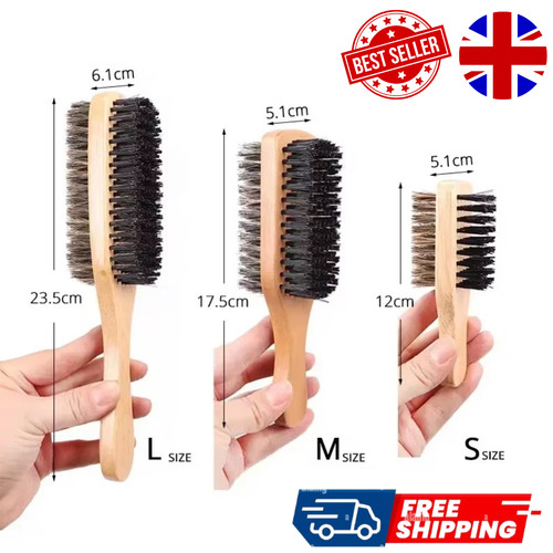 Men boar bristle hair brush - bristle,
