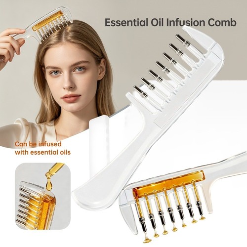 Hair oil applicator comb - applicator,
