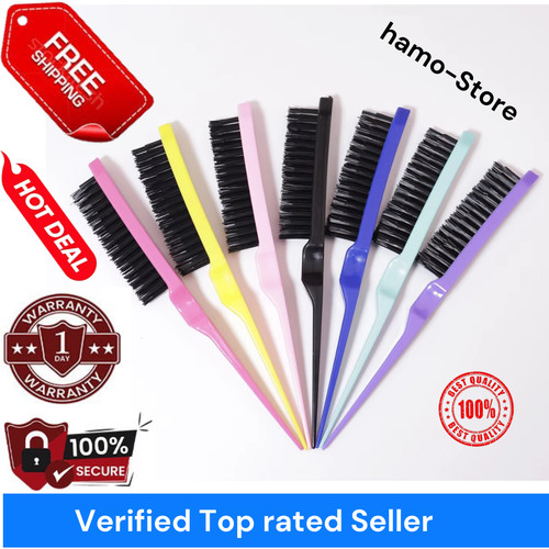 Slick back hair - brush, set